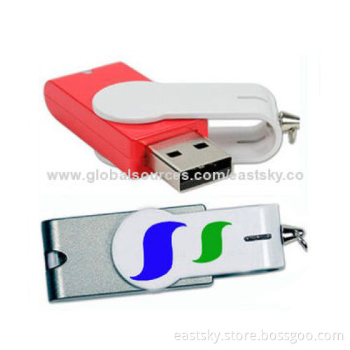 Twist Promotional Thumb Drive, 64MB to 32GB Memory Capacity, Free for 2-year WarrantyNew